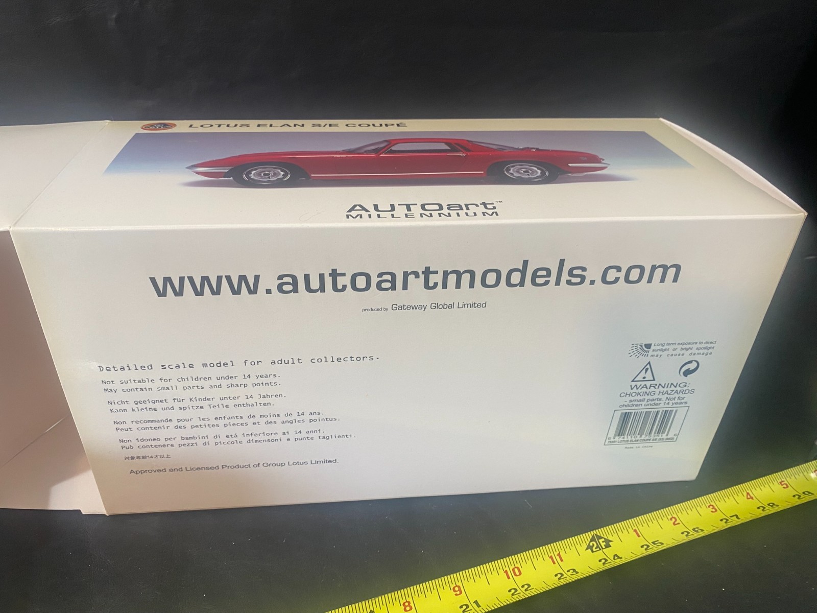 AUTOart Millenium 1:18 Lotus Elan S/E Coupe RED diecast car