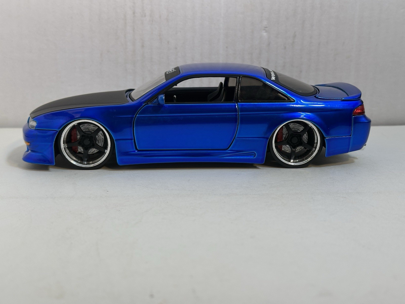 JADA OPTION D 1998 NISSAN 240SX (S-14) BLUE 1:24 DIECAST MODEL CAR NEW NO BOX