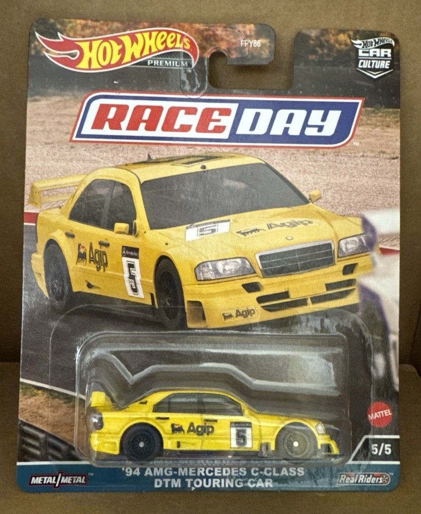 Hot Wheels Premium Race Day ’94 AMG-Mercedes C-Class DTM Touring Car FPY86-959D