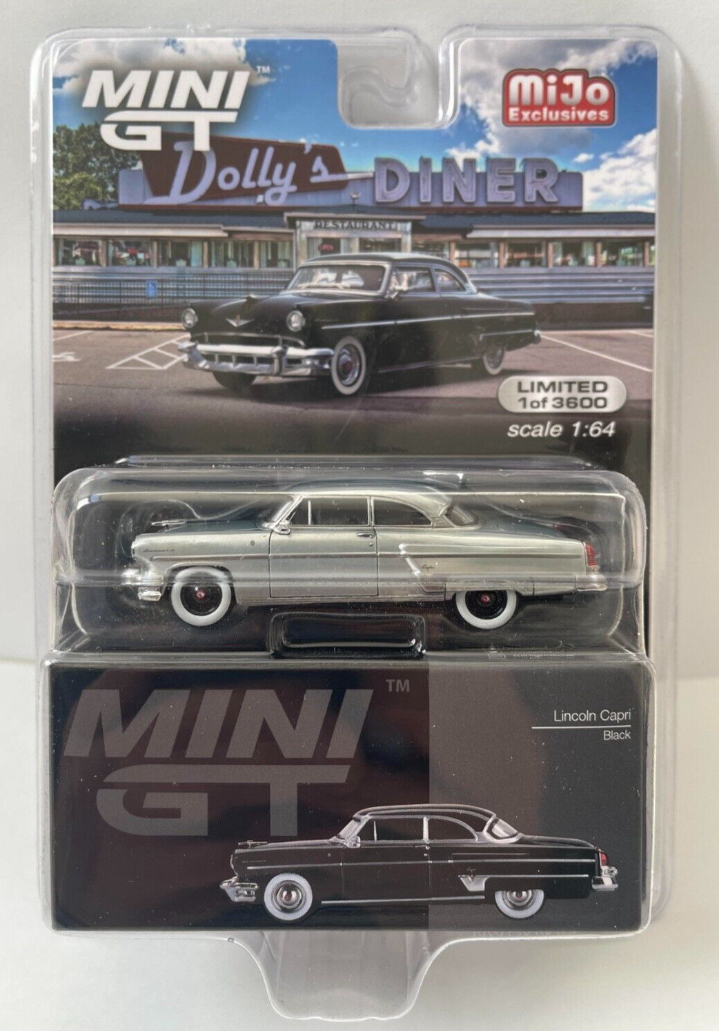 Mini GT 1:64 1954 Lincoln Capri Diecast Model Car MGT00448 Raw Chase Car