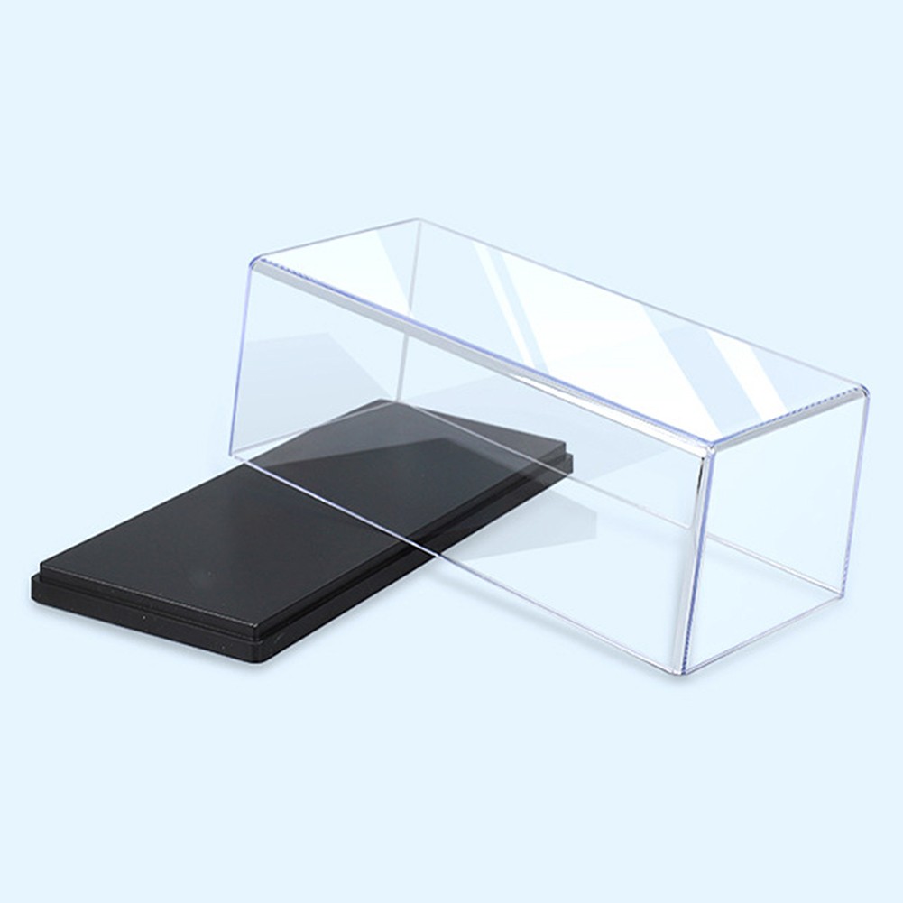 1:43 Model Acrylic Display Case with Base, Stackable Toy Car Storage Organizer