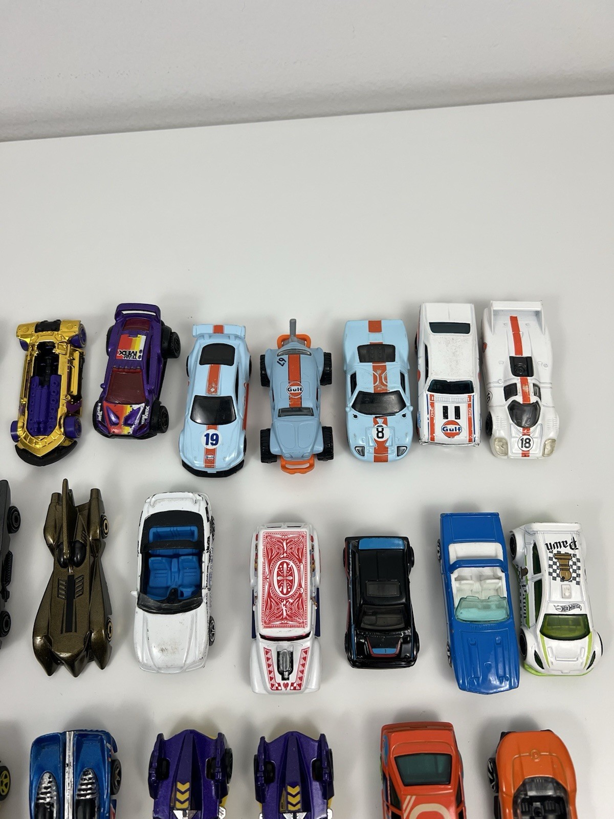 Hot Wheels Matchbox Mixed Lot Of 46 Race Car Style Metal Die Cast Vehicles Loose