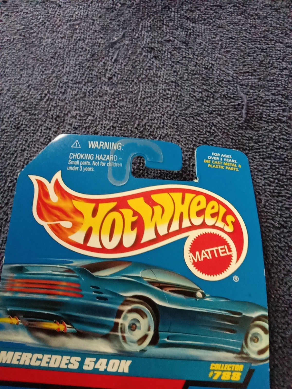 Hot Wheels Mercedes 540K Collector #788 Blue & Purple