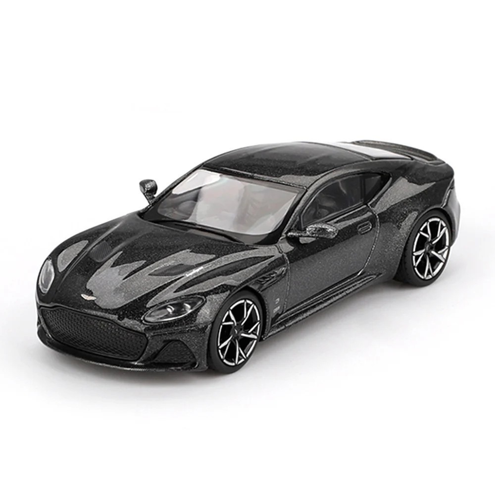 Mini GT 1:64 Aston Martin DBS 007 Edition Black Diecast Model Car MGT01008