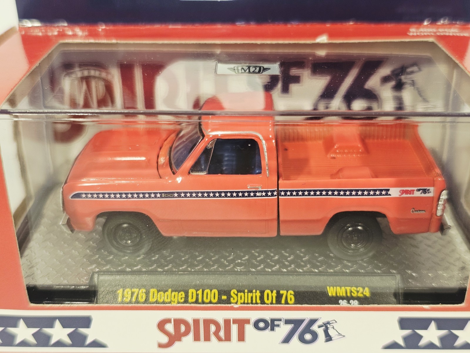 M2 Machines 1976 Dodge D100 Spirit of 76 Truck Wheel Error