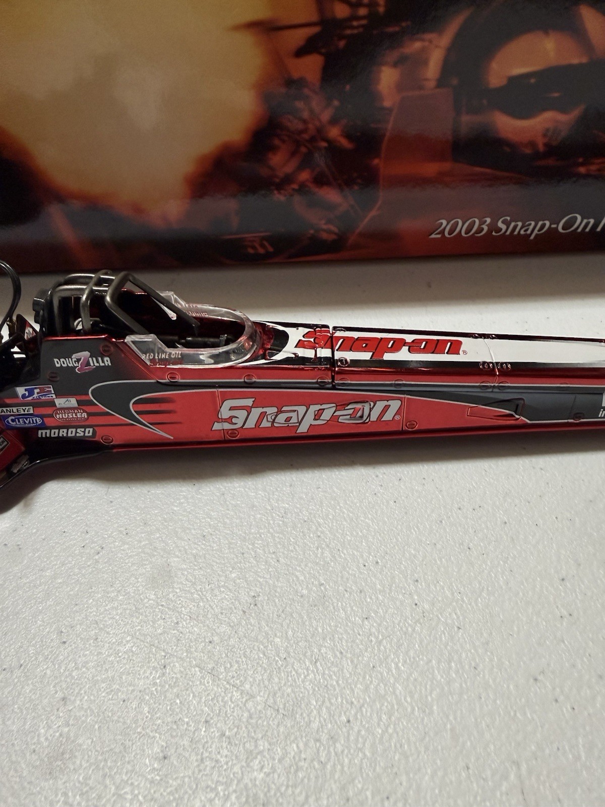 RARE* Doug Herbert COLOR CHROME Snap-On 2003 NHRA Top Fuel Dragster 1/24 Diecast