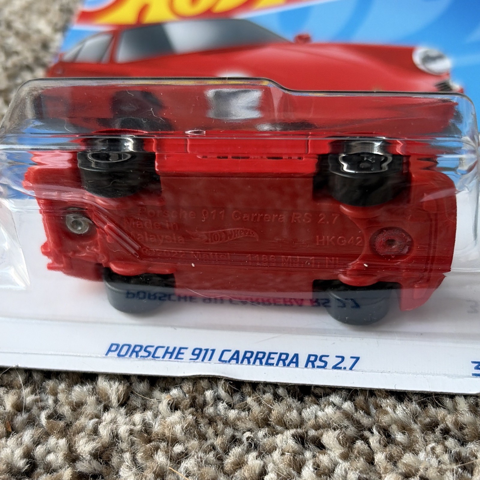 Hot Wheels Factory Fresh Porsche 911 Carrera RS 2.7 Red Diecast 1:64