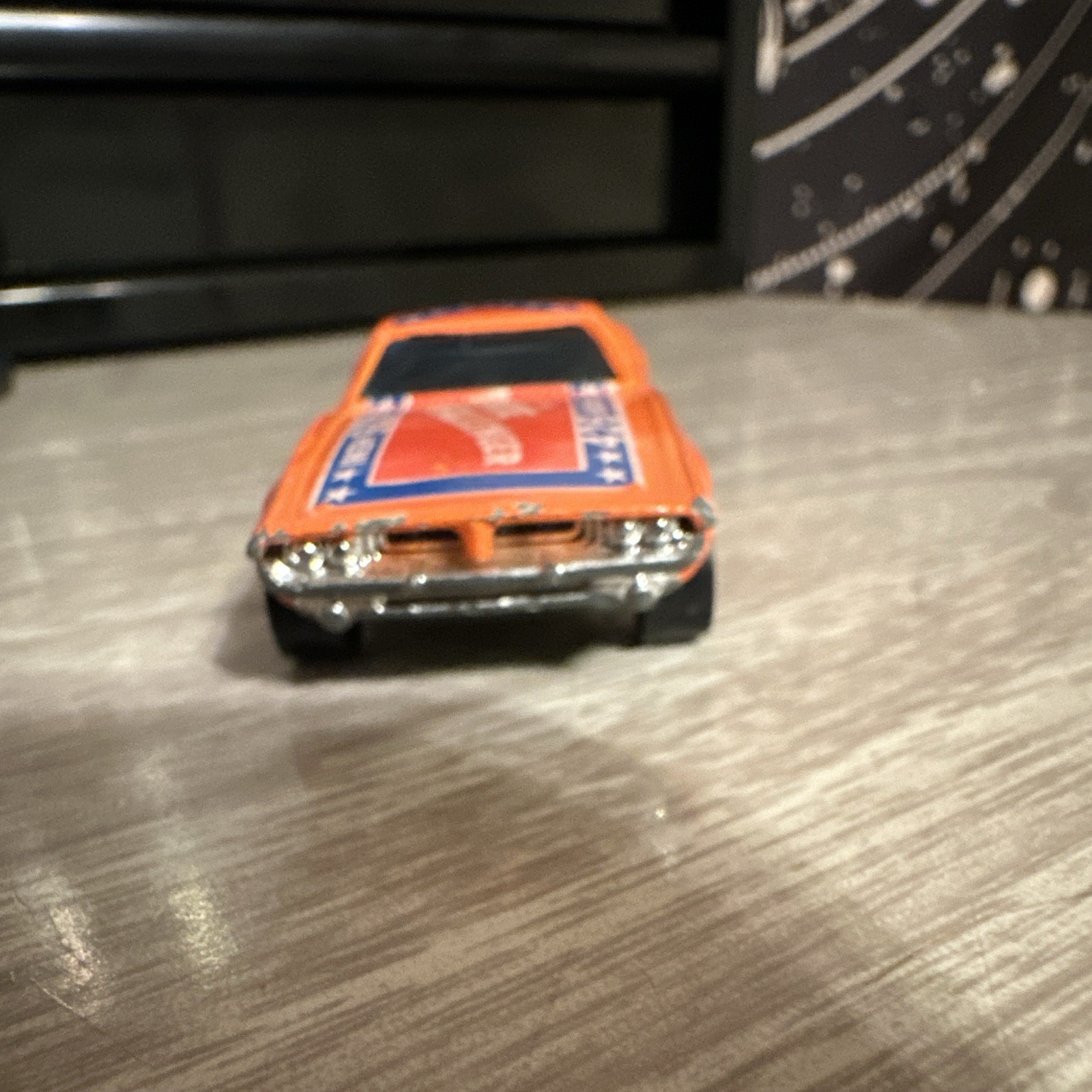Vintage Hot Wheels DIXIE CHALLENGER DODGE 426 Hemi Orange
