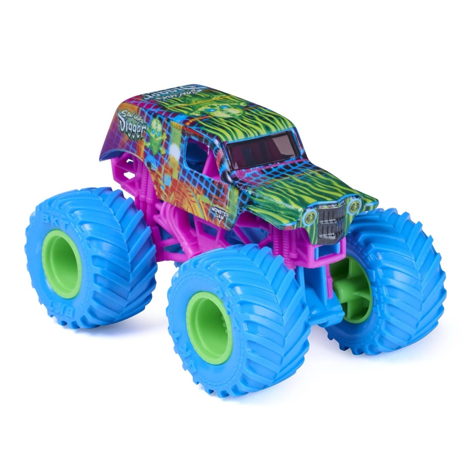 PRE SALE SPIN MASTER 2026 MONSTER JAM SON UVA DIGGER SERIES 47 CYBERFLARE RARE!