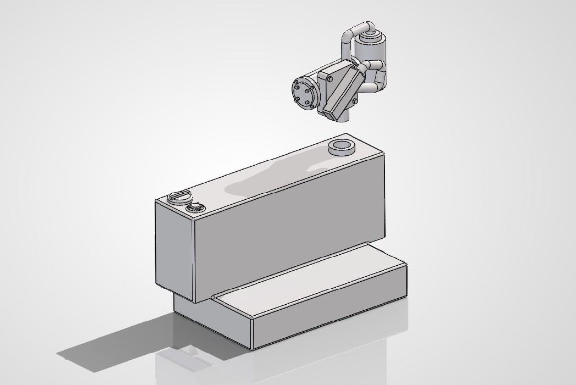 1/64 Scale 3D Printed Fuel Transfer Tank For Greenlight Trucks And Dioramas