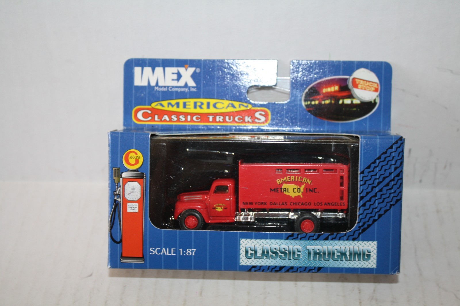 IMEX 1/87 SCALE 1940S FORD TRUCK DIECAST-GOOD-RED-BOX