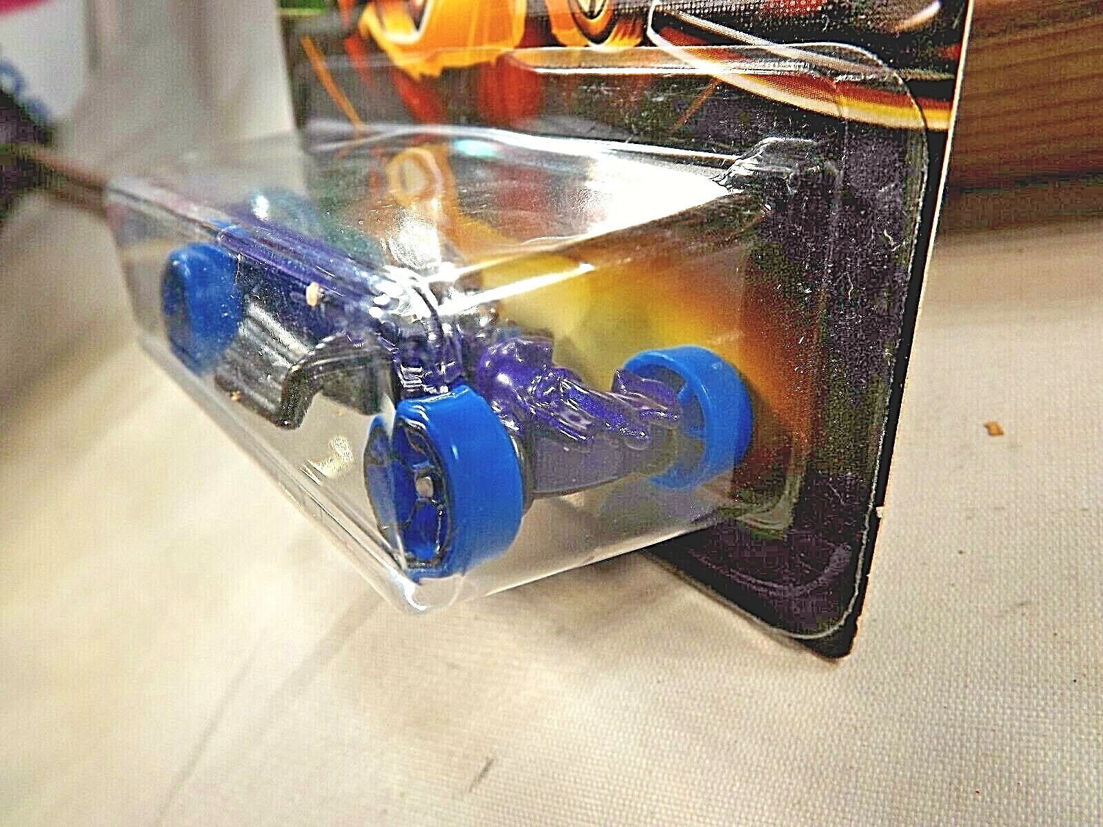 2019 Hot Wheels Kroger Halloween Series 1/6 RIGOR MOTOR Purple w/Blue Wheels OH5