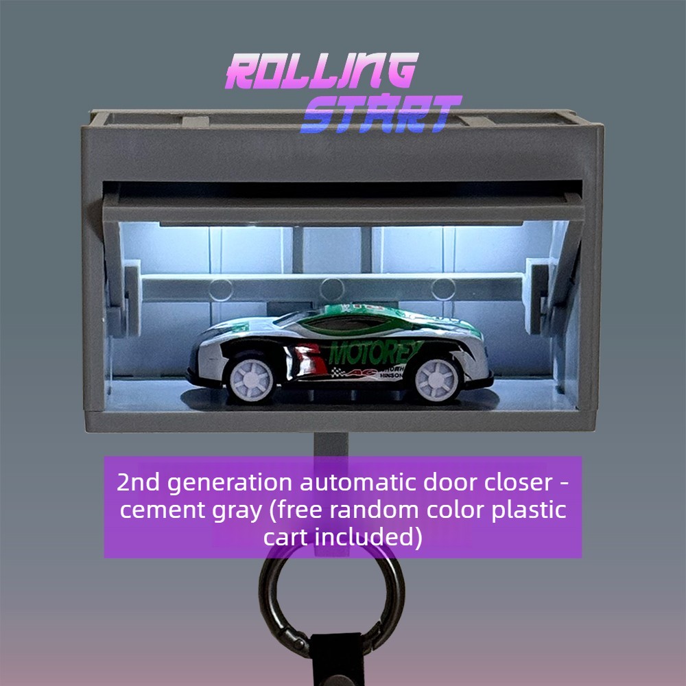 1:64 Diorama Induction Light Garage Model Key Holder Car Key Rack Display Model