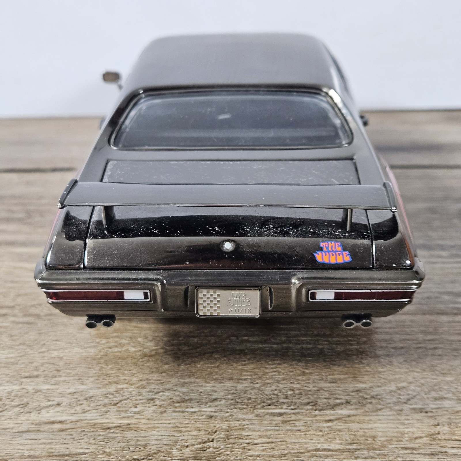 GMP 1970 Pontiac GTO Judge Black Chrome 1:18 Scale Diecast Opening Hood Doors