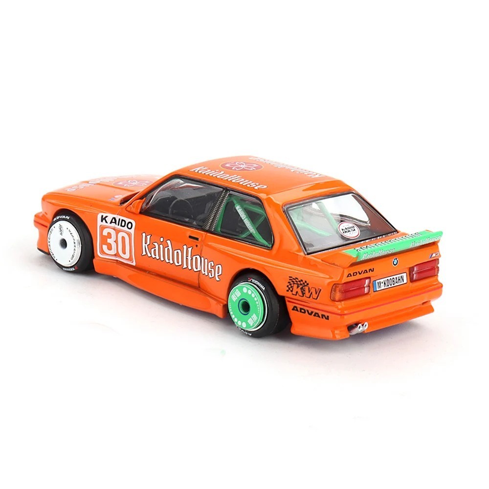 Kaido House x Mini GT 1:64 BMW M3 KAIDOHAUS V1 Orange Diecast Model Car KHMG177