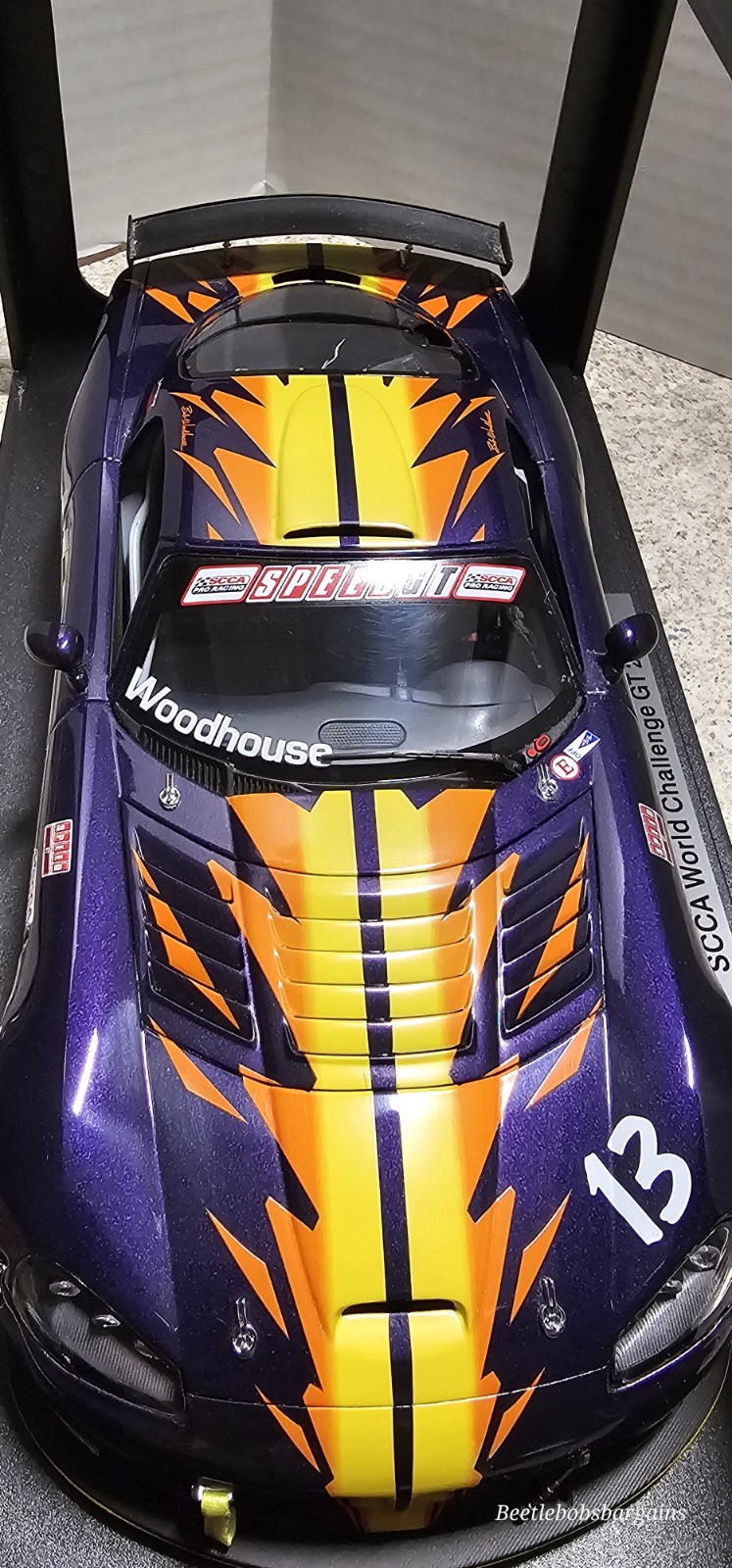 AutoArt Bob Woodhouse 1:18 Dodge Viper Comp Coupe #715/6000 With COA
