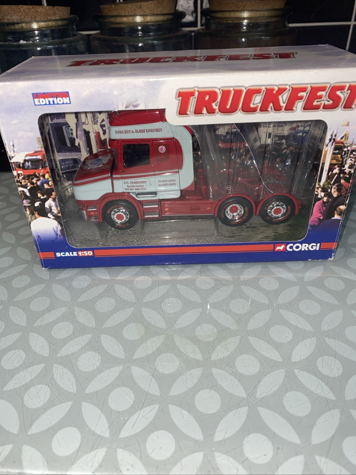 Corgi – Scania T Cab Tractor Unit – S.C.Transport – CC12938 – 1:50 – Mint