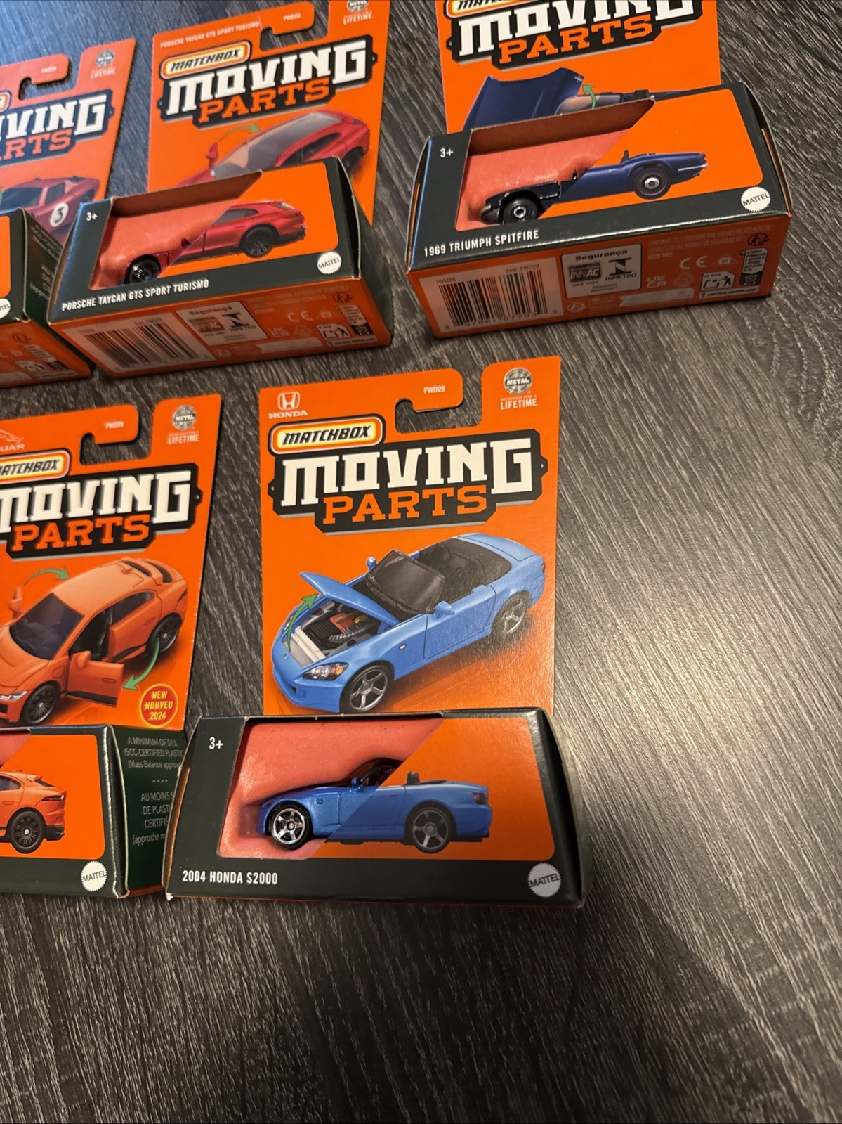 Matchbox Moving Parts Lot Of 5