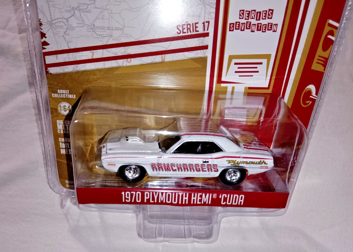 1:64 1970 PLYMOUTH HEMI CUDA RAMCHARGERS COMPLETELY OUT OF PRODUCTION SEALED NEW