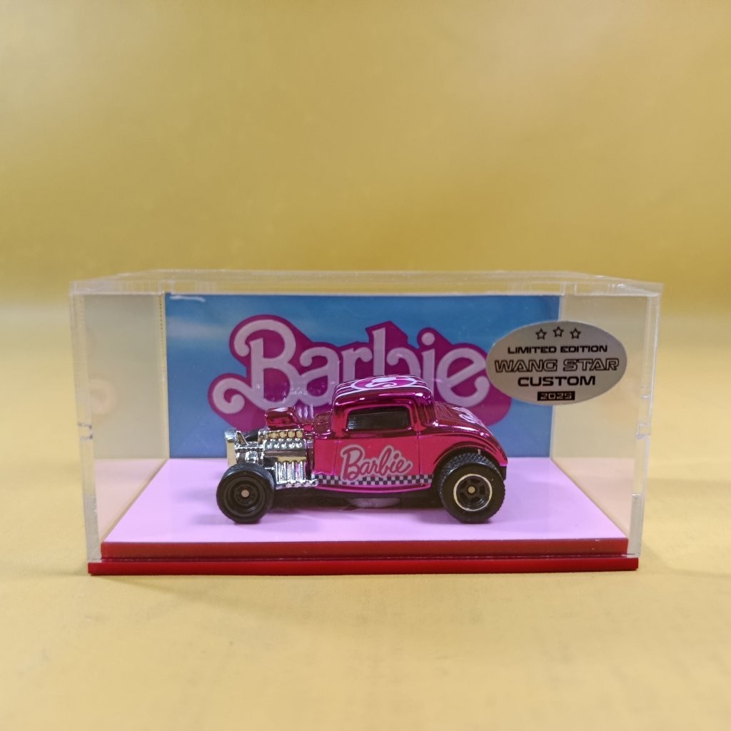 Hot Wheels ’32 FORD METAL/METAL Pink CHROME BARBIE (WANGSTAR CUSTOM) REAL RIDERS
