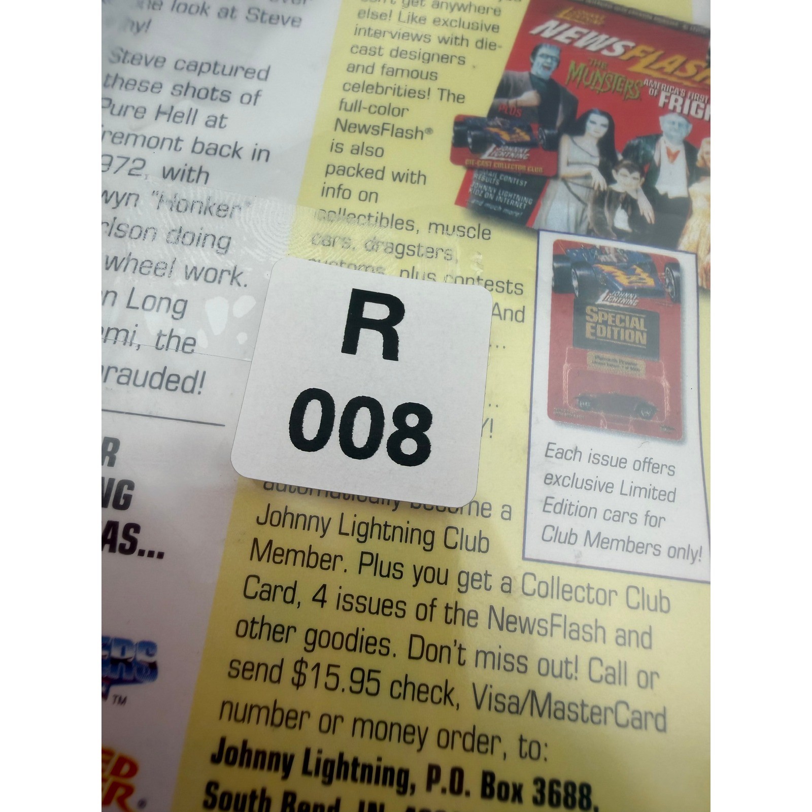 Johnny Lightning Dragsters USA 1972 Pure Hell Demon Platinum Edition 1/15000
