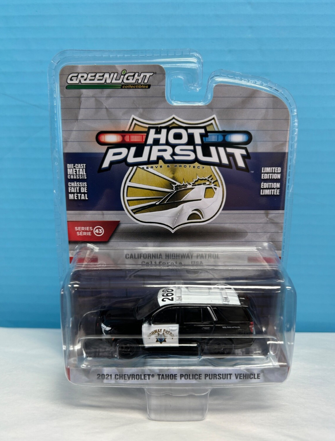 Greenlight 2021 Chevrolet Tahoe Police Pursuit Vehicle CHP