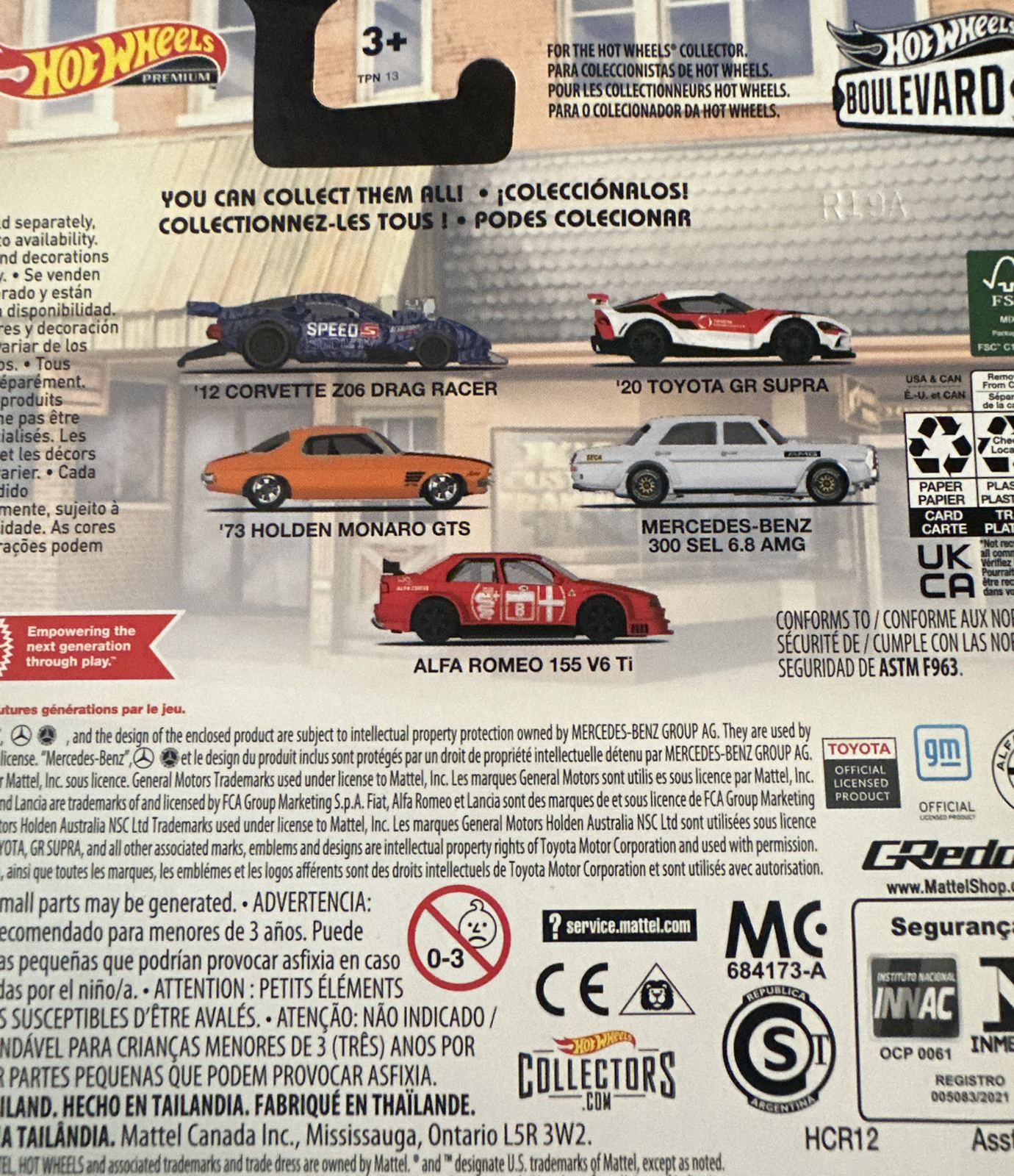Hot Wheels 1:64 Corvette Z06 Drag Racer Diecast Car – GRL96