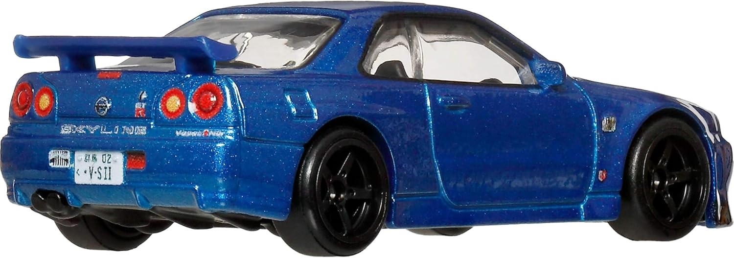 Hot Wheels Premium Car Culture Timeless Icons Nissan Skyline R34 GTR V SPEC II