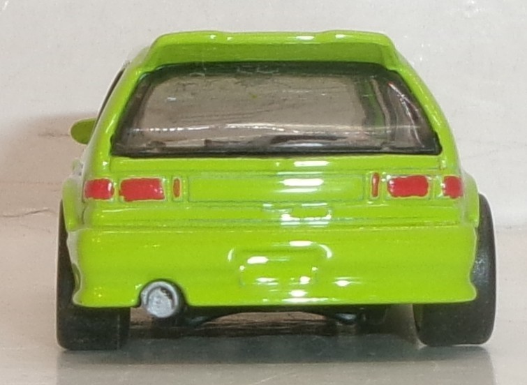 LOOSE 2025 HOT WHEELS 1:64 GREEN ’90 HONDA CIVIC EF WHEEL SWAP REAL RIDERS