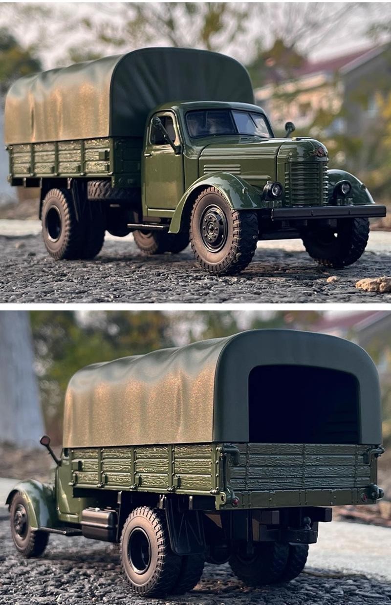 1:32 CA30 CA10 Diecast Tactical Truck Military Model with Sound & Light Toy
