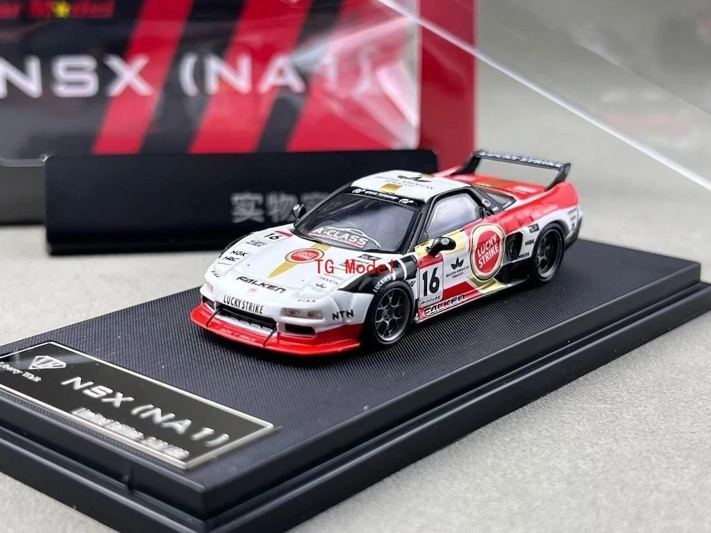 Star Model 1:64 LB-Works Honda NSX Wide-Body Modified Red-White #16 – 499pc only