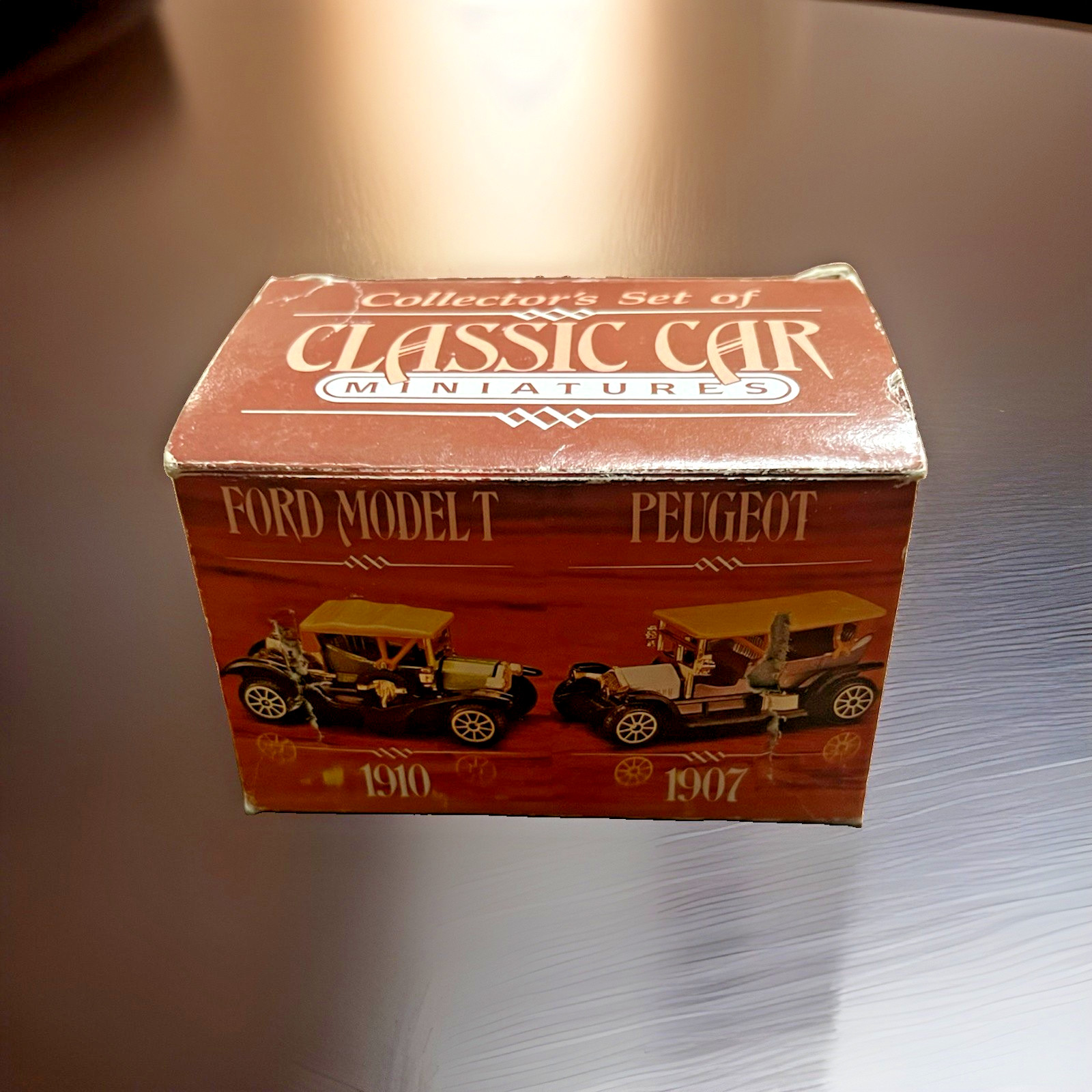 Classic Miniature Car Collector’s Set of 6 in Box NEW in Box Vintage 1989