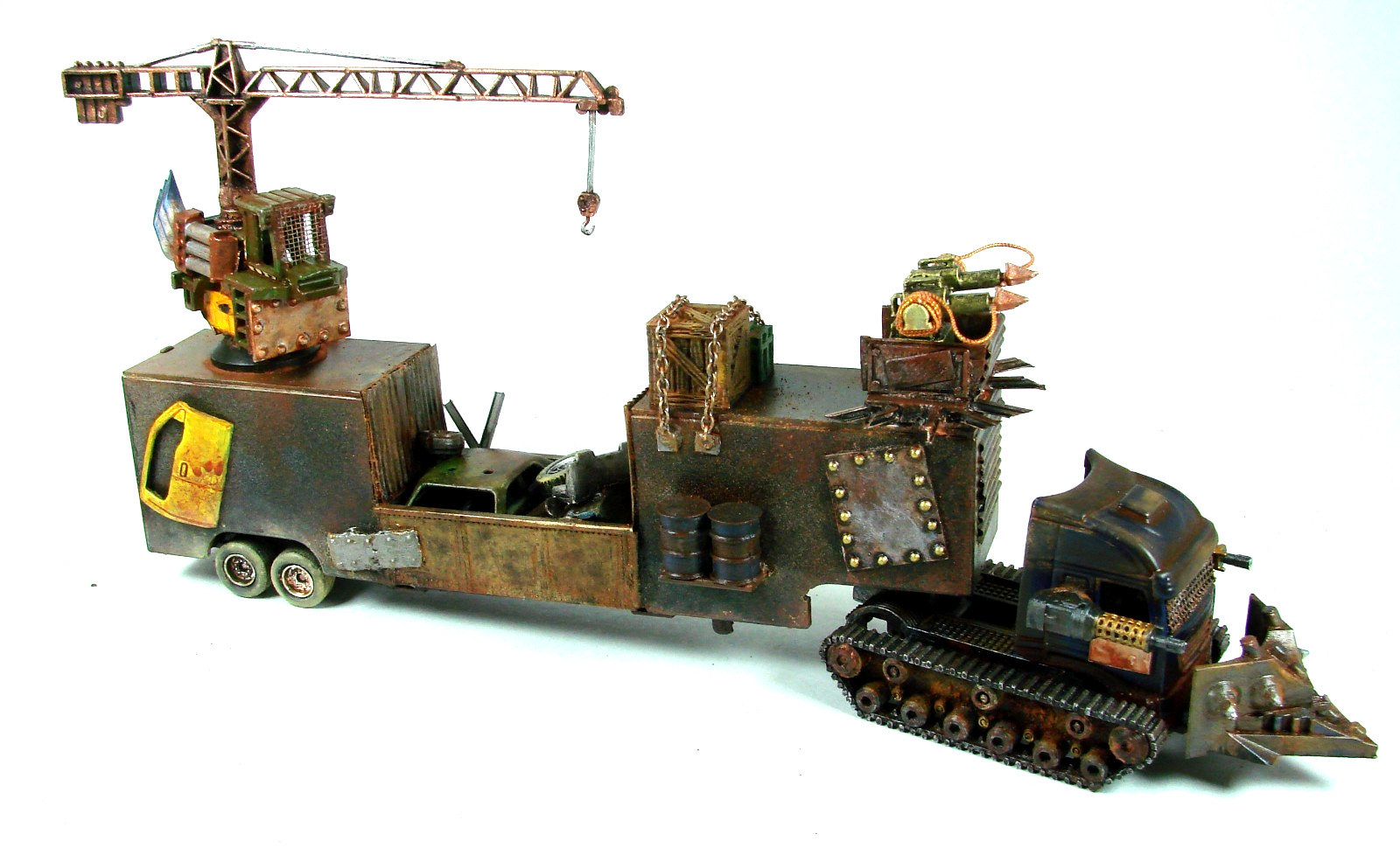 Gaslands War Rig Metal Scapper Custom Diecast 1/80 Mad Max Wastelands