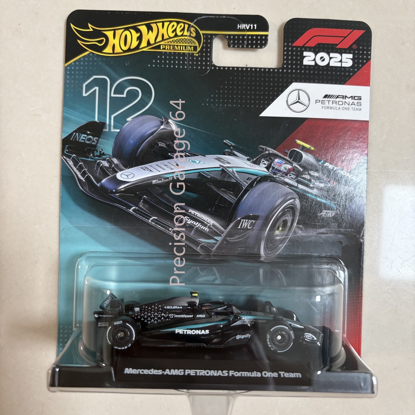 Hot Wheels 2025 F1 Mercedes W16 Open Wheel 1/64 Diecast Car HRV11 Ready to Ship