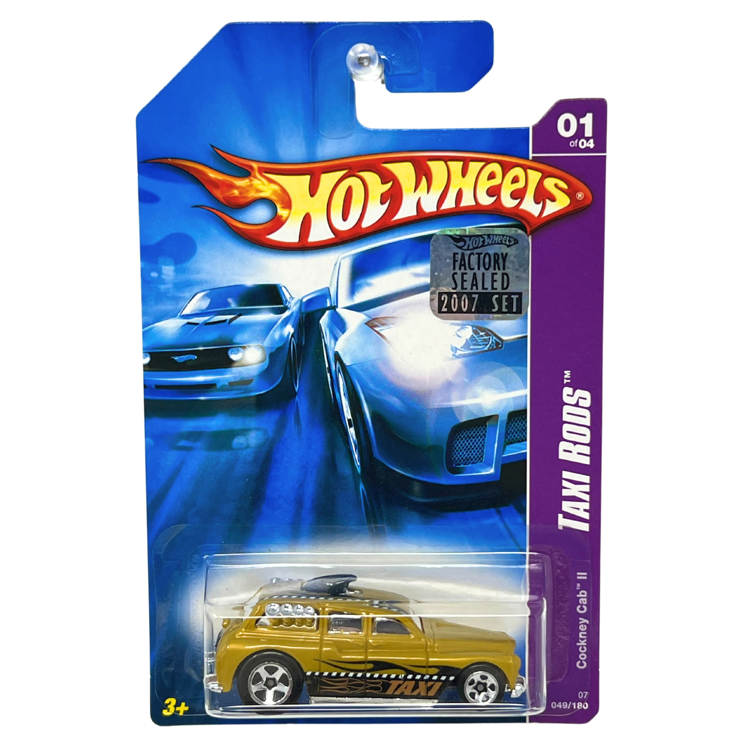 Hot Wheels Taxi Rods Cockney Cab II 1:64 Diecast Factory Sealed