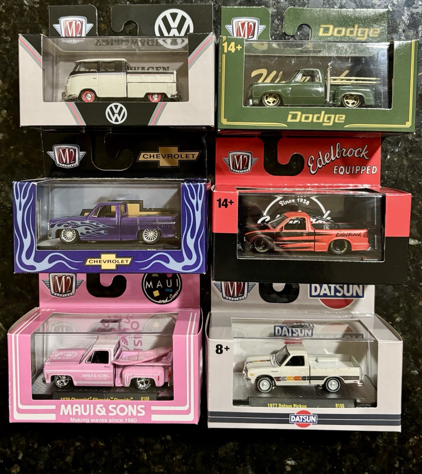 M2 Machines Auto-Thentics R108 Set Of 6 In Sleeve. New. Chevy Squarebodies 2026