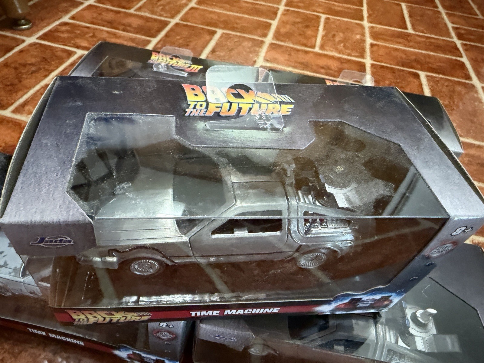5 New Jada Hollywood Back To The Future Time Machine Delorean 1:32 Diecast Cars