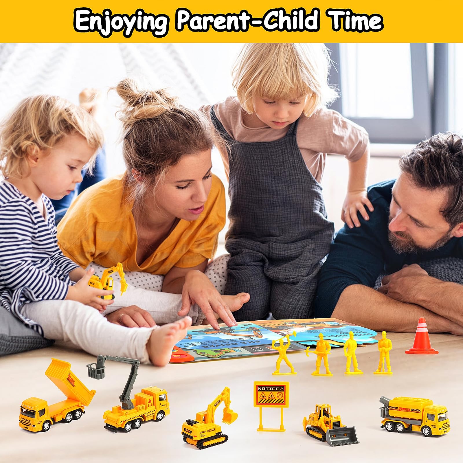 Construction Toys with Sound Books – Dig It! Dump It! Build It! Construction …