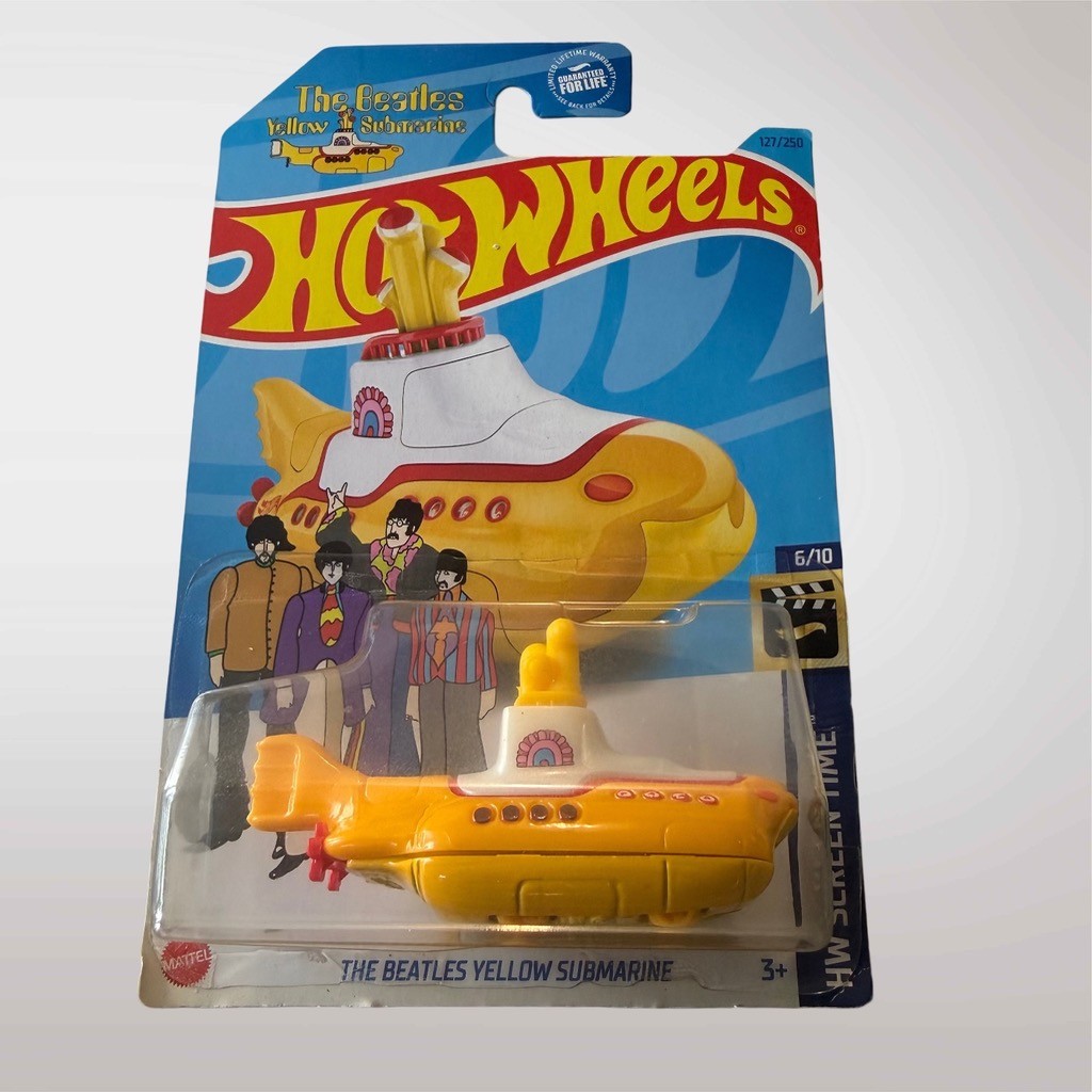 Hot Wheels The Beatles Yellow Submarine HW Screen Time 127/250 Diecast Car