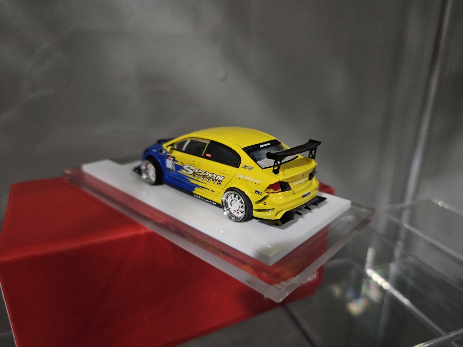 One Model 1:64 JDM Civic Type R FD2 Spoon Sports Resin Car Custom Skalwerk