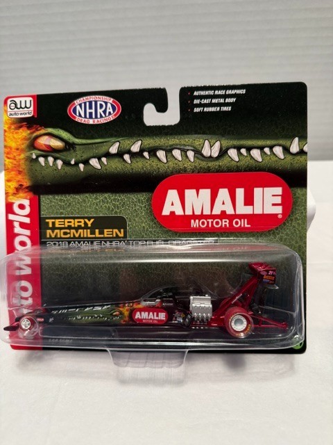 AUTO WORLD – ULTRA RED CHASE – TOP FUEL DRAGSTER – 2018 AMALIE NHRA – T MCMILLEN