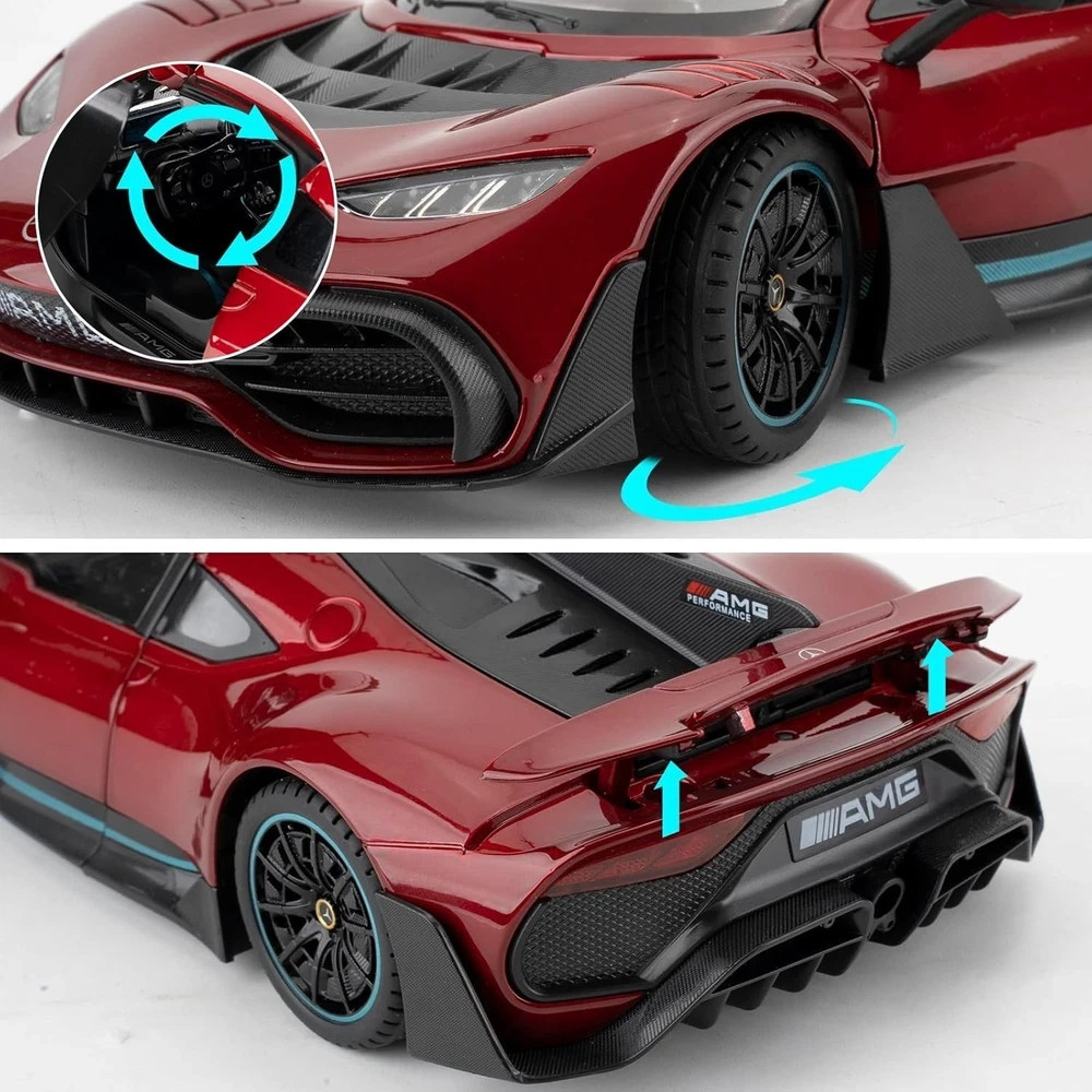 1/18 AMG ONE Die-Cast Model Car Collectible Alloy Model with Sound and Light