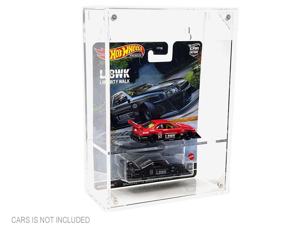 SHOWCASE PREMIUM SINGLE DISPLAY CASE W/ SHELF FOR 1/64 SCALE MODEL CARS MJ15020