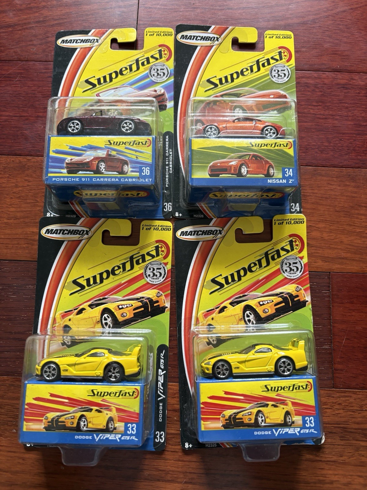 Lot of 32 Superfast 35th Anniversary Matchbox Cars New in Box