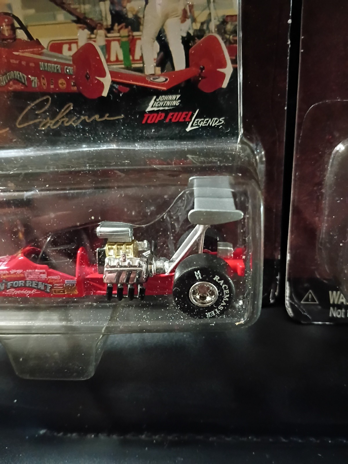 Johnny Lightning Top Fuel Rain For Rent 1998 & Praying Mantis LOT OF TWO