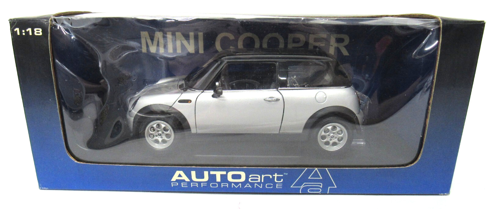 AutoArt Models 1:18 Die Cast Silver BMW Mini Cooper Gateway Global Limited 74821