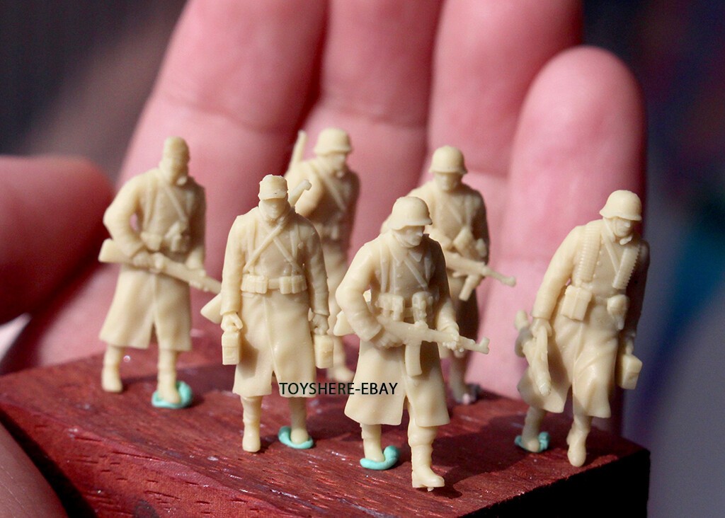 1/72 TANK CREW 1:72 WW2 germany soldiers team military toy TotalWar diorama