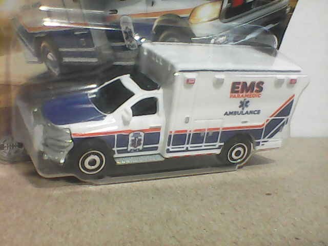2026 Matchbox The Movie 5/12 “2019 RAM Ambulance” White, Short Card