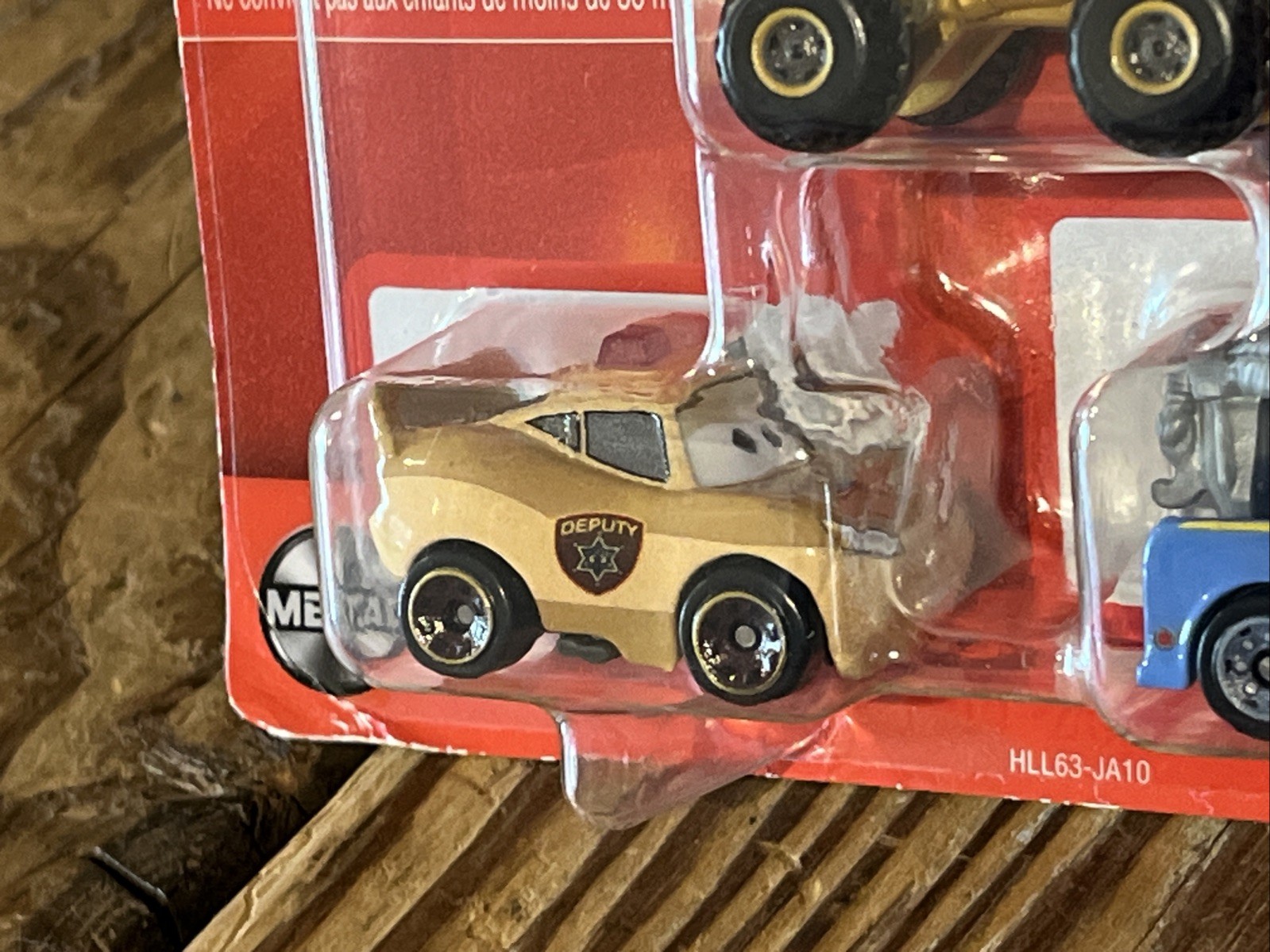 DISNEY PIXAR MINI RACER CARS 3-PACK PRESIDENT MATER LMQ DEPUTY HAZARD IVY