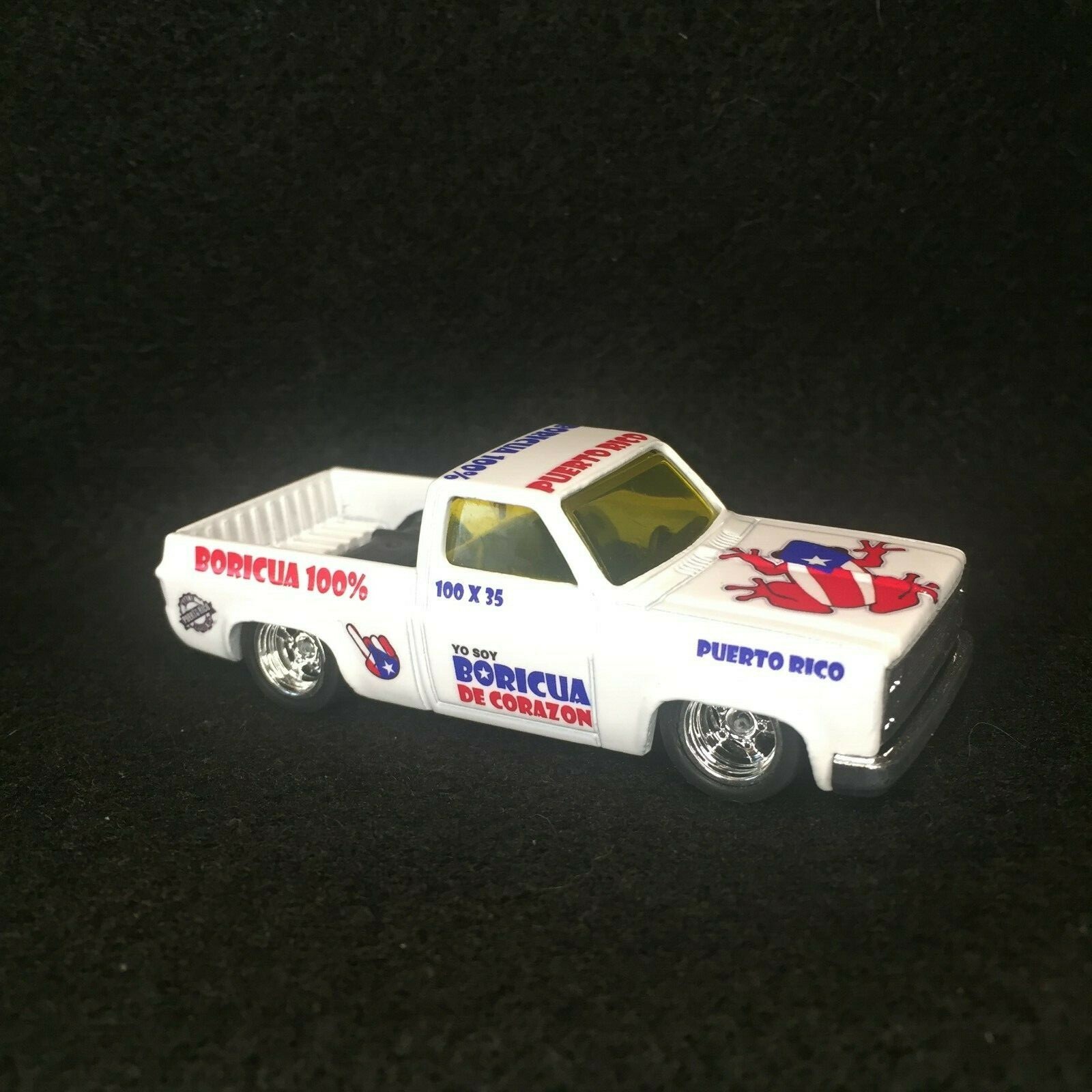 Clear 1:64 Waterslide Decal Hot for Wheels JDM VW Silverado Puerto Rico Boricua